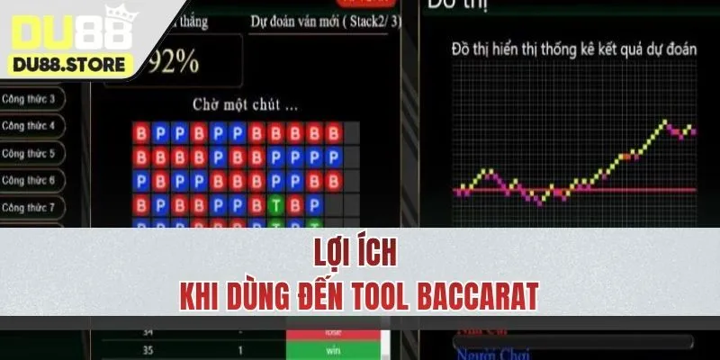 Điểm cộng khi dùng đến công cụ hack Baccarat 