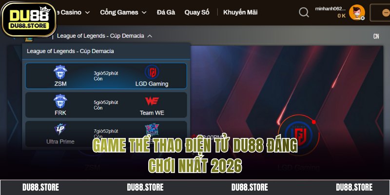 Game thể thao điện tử đáng chơi nhất 2026