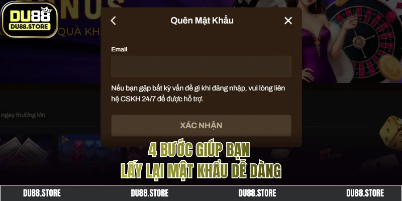 4 bước giúp bạn lấy lại mật khẩu dễ dàng