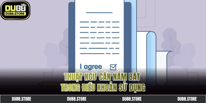 Thuật ngữ cần nắm trong điều khoản sử dụng